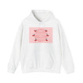 Cherry Heart Hoodie - "It’s ok to feel overwhelmed and need to do less" Cute Pink Graphic Hoodie