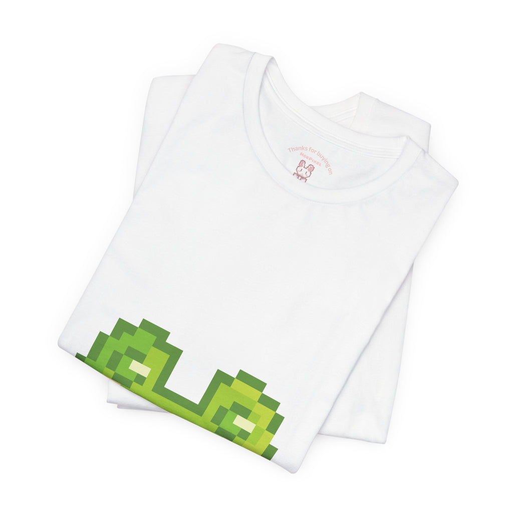 Pixel Frog Tee — Cute Retro 8-Bit Frog Graphic T-Shirt