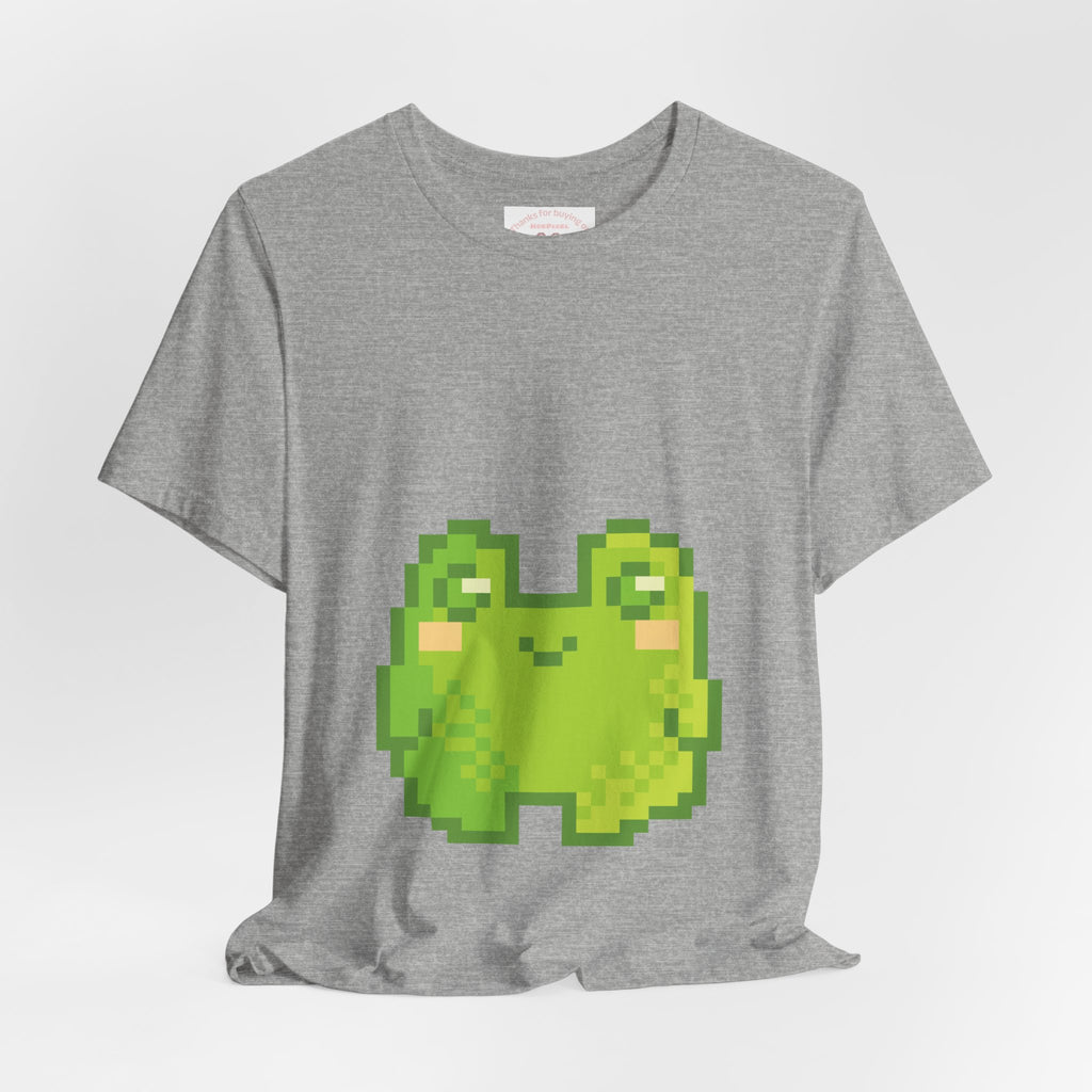 Pixel Frog Tee — Cute Retro 8-Bit Frog Graphic T-Shirt