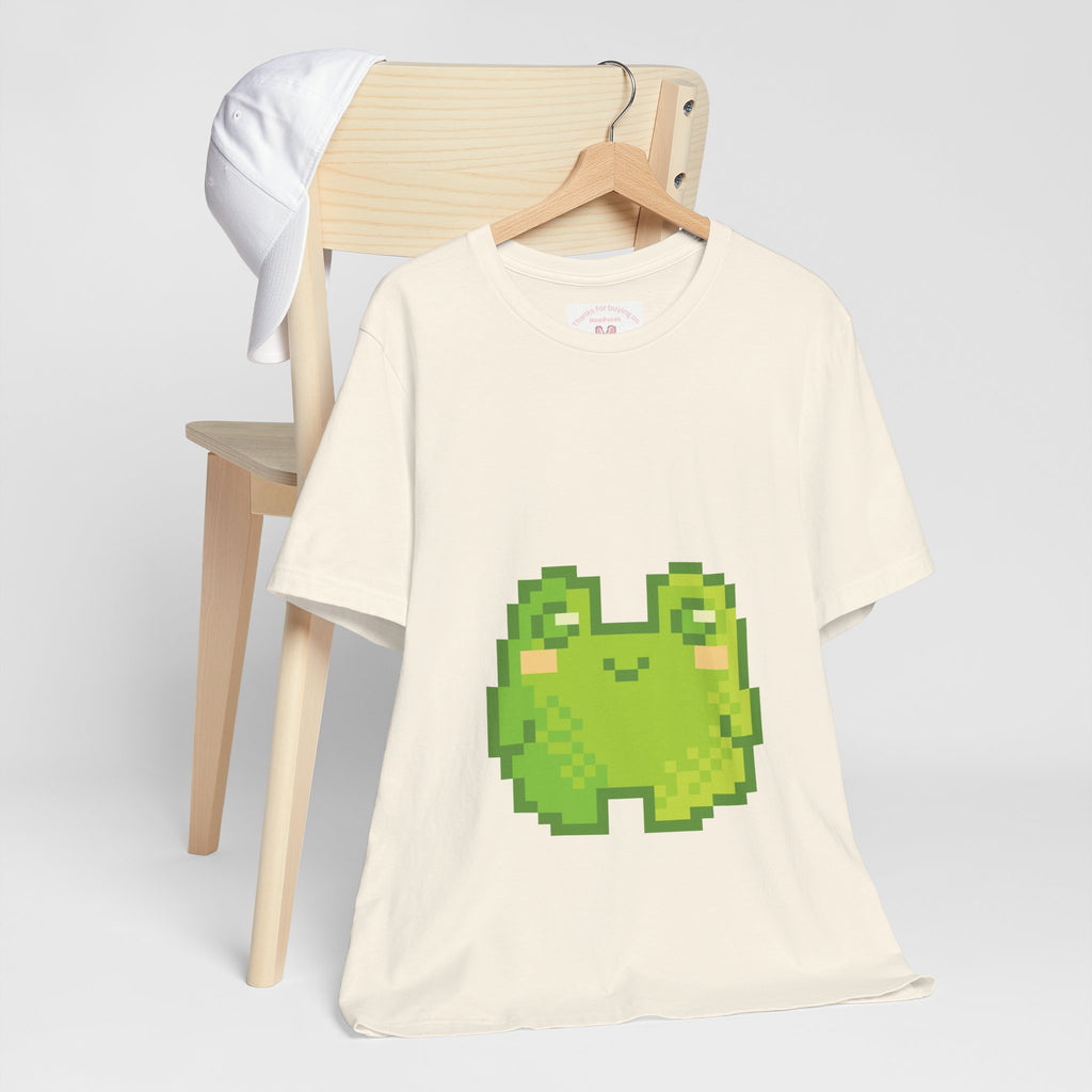 Pixel Frog Tee — Cute Retro 8-Bit Frog Graphic T-Shirt
