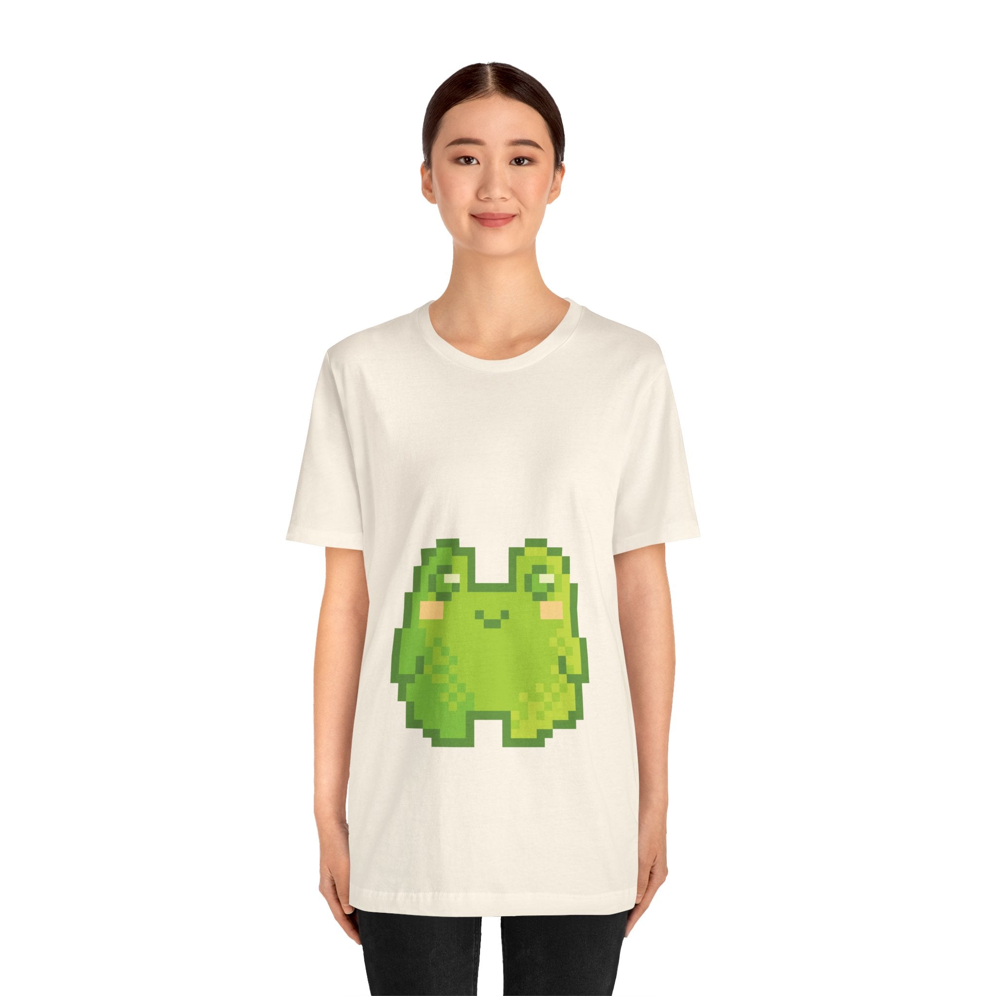 Pixel Frog Tee — Cute Retro 8-Bit Frog Graphic T-Shirt