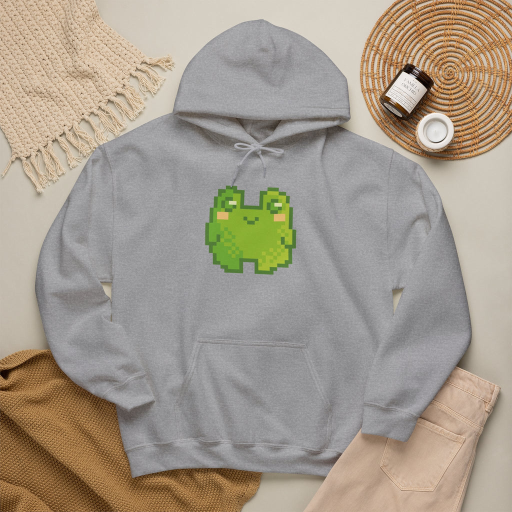 Pixel Frog Hoodie — Cute Retro 8‑Bit Style Sweatshirt