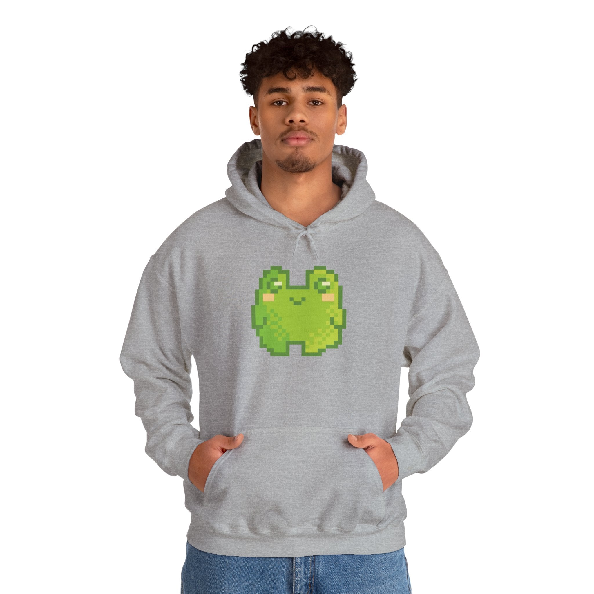 Pixel Frog Hoodie — Cute Retro 8‑Bit Style Sweatshirt