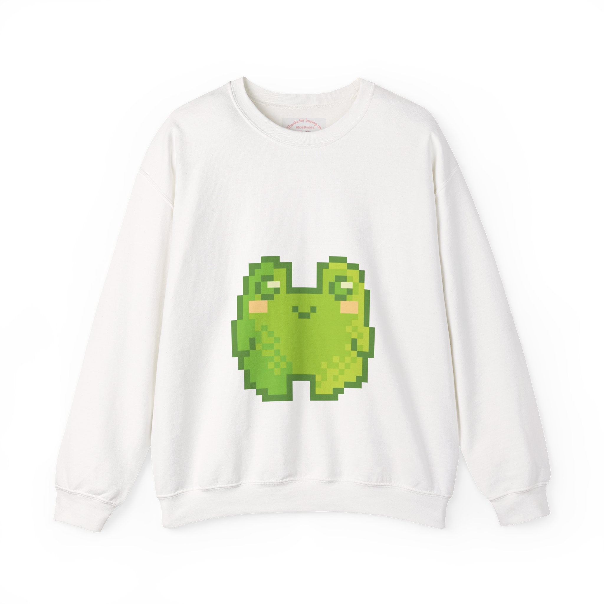 Pixel Frog Sweatshirt — Cute Retro 8‑Bit Frog Crewneck