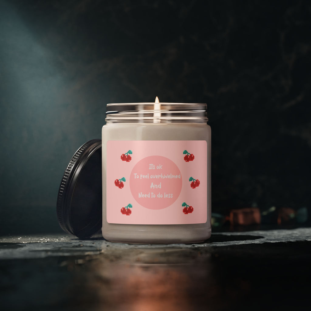 Soy Candle — "It’s OK to Feel Overwhelmed and Need to Do Less"
