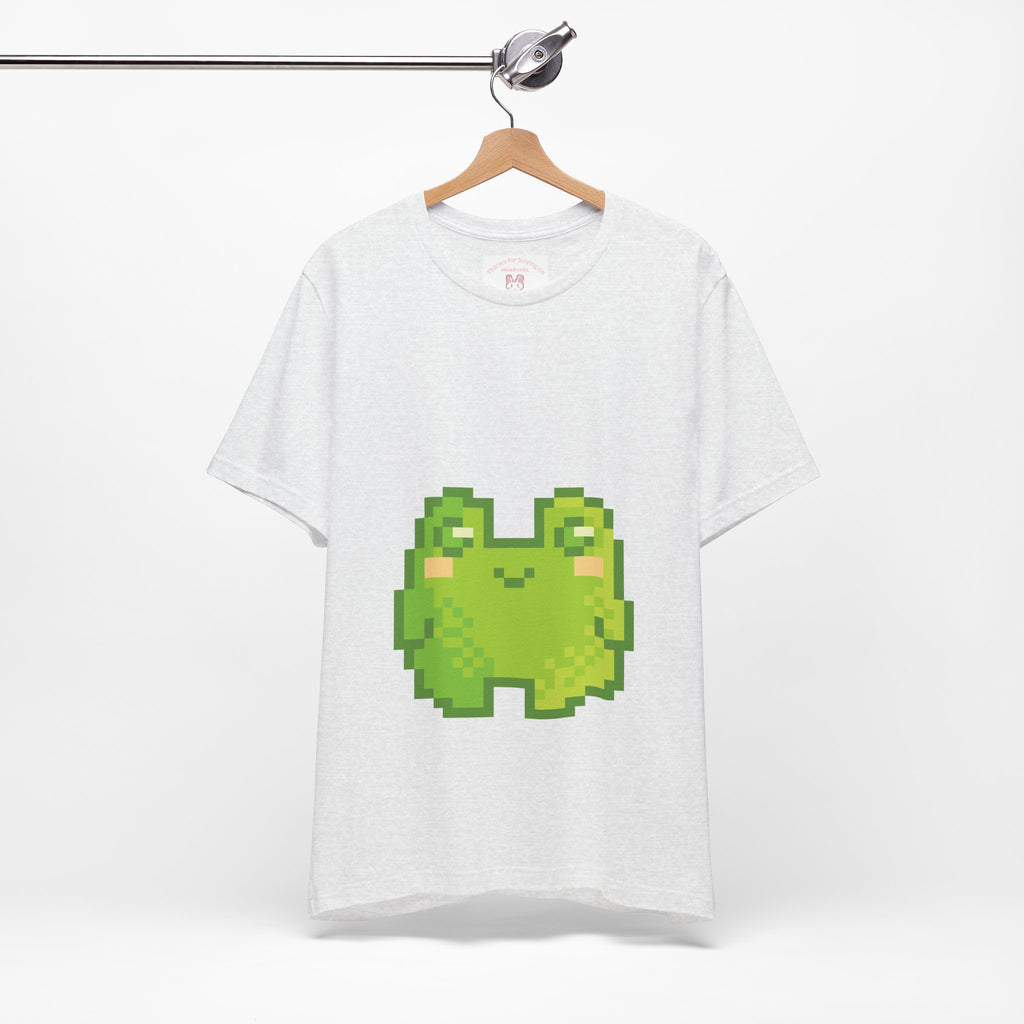 Pixel Frog Tee — Cute Retro 8-Bit Frog Graphic T-Shirt