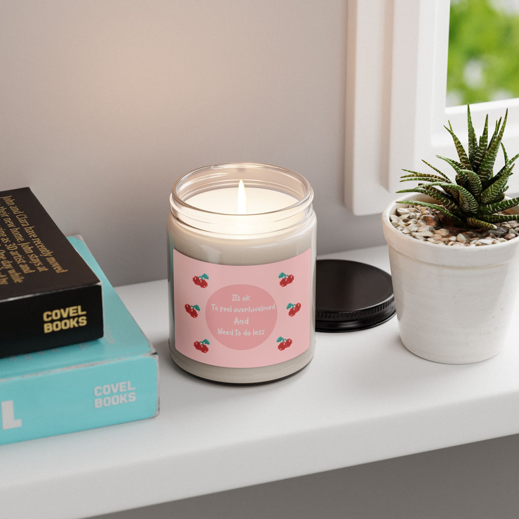 Soy Candle — "It’s OK to Feel Overwhelmed and Need to Do Less"