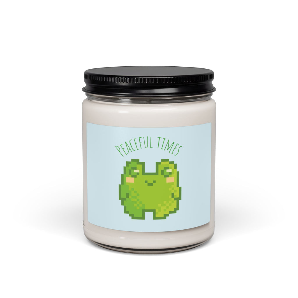 Peaceful Times Frog Soy Candle — 9oz Scented Jar