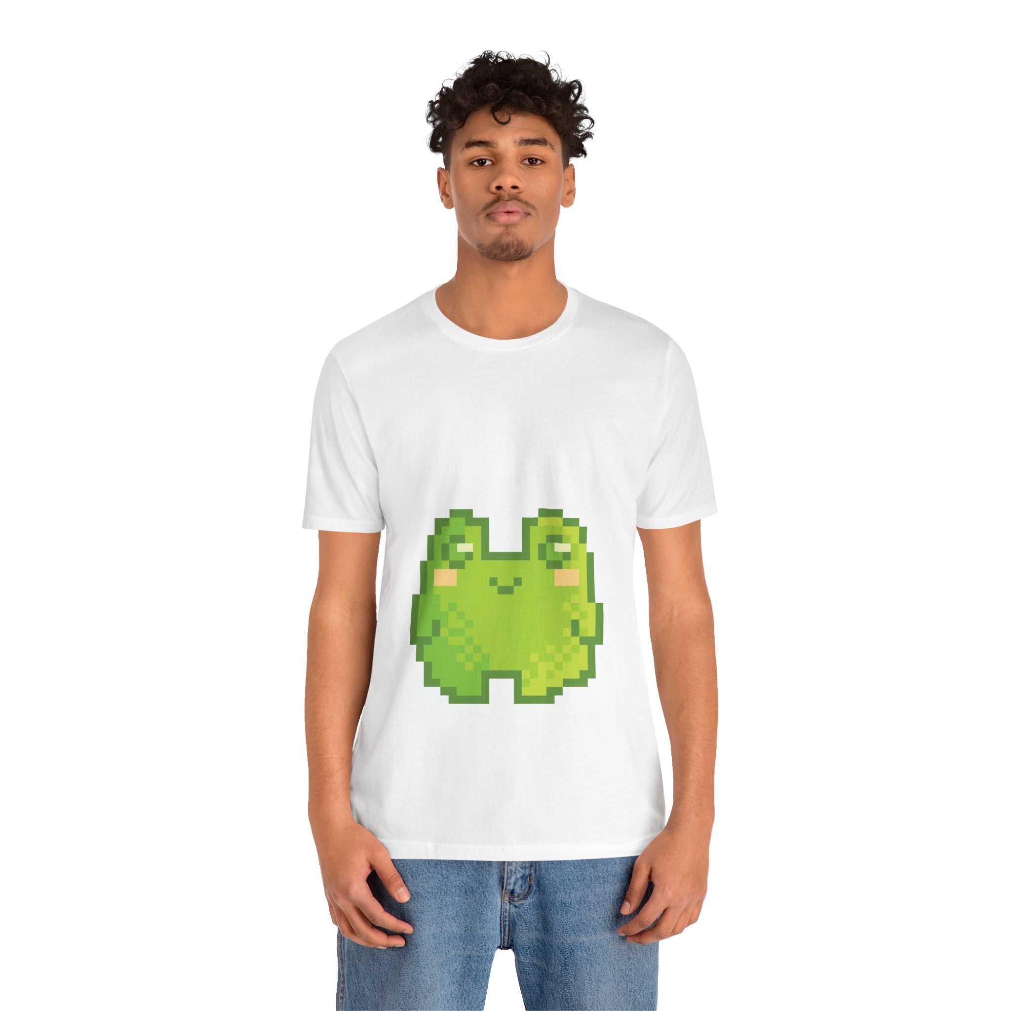 Pixel Frog Tee — Cute Retro 8-Bit Frog Graphic T-Shirt