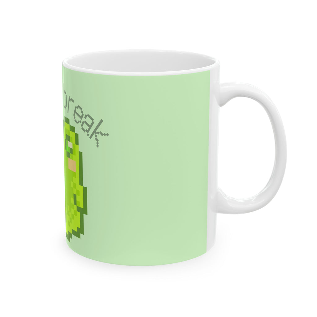 Pixel Frog Coffee Break Mug — Cute Retro Gaming Ceramic Coffee Cup (11oz, 15oz)