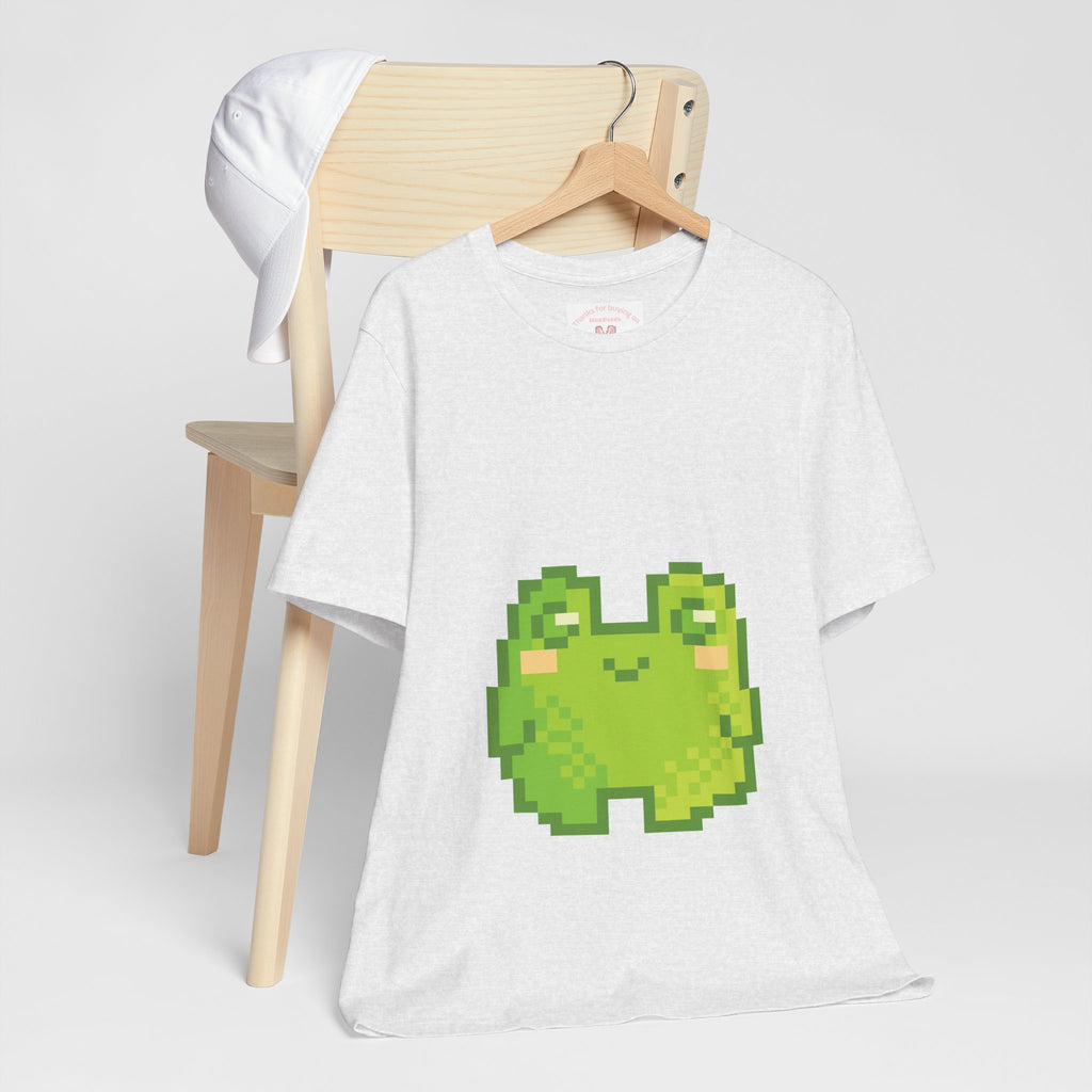 Pixel Frog Tee — Cute Retro 8-Bit Frog Graphic T-Shirt